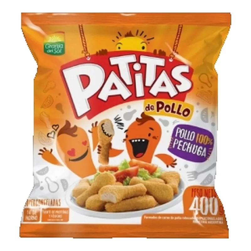 Patitas Granja Del Sol De Pollo Original X 460 Gr