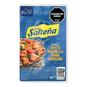 Ravioles Salteña Cuatro Quesos X 450 Gr