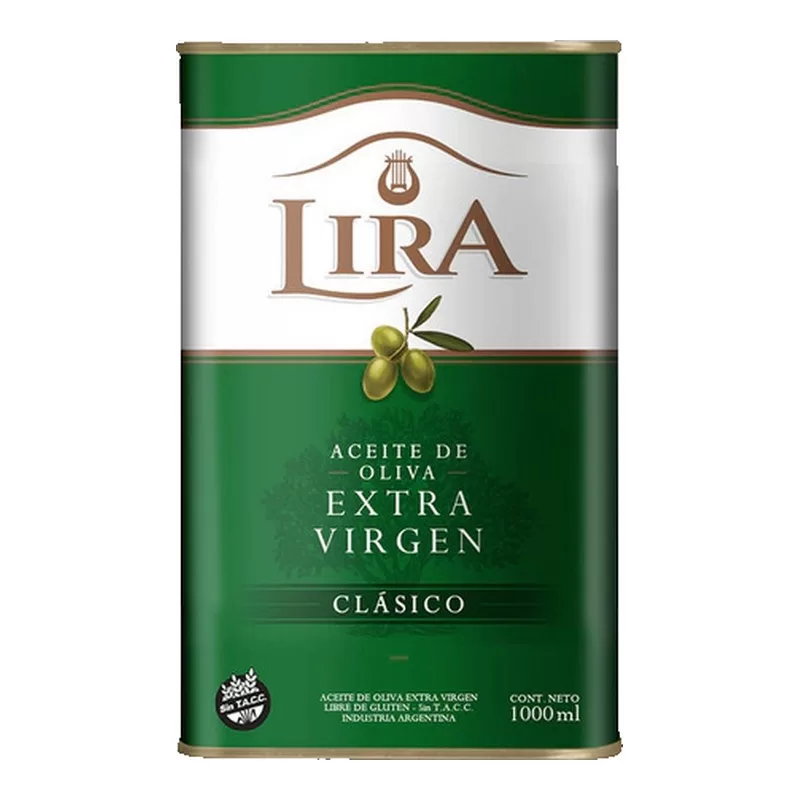 Aceite De Oliva Lira Extra Virgen X 1 Lt