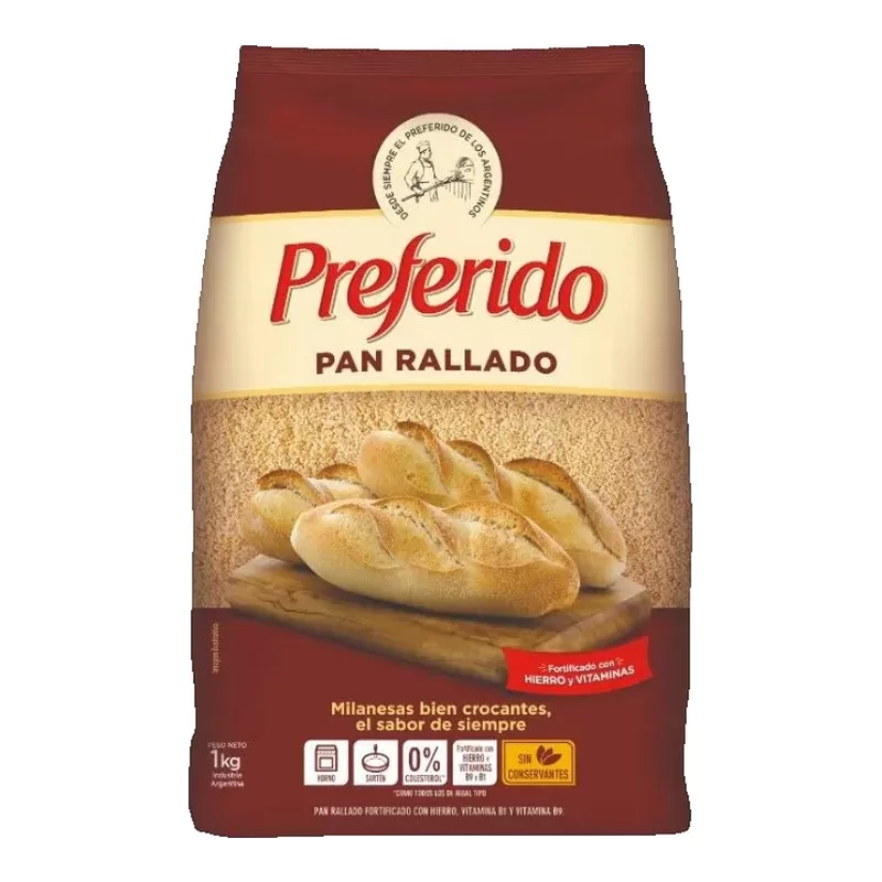 Pan Rallado Preferido X 1 Kg