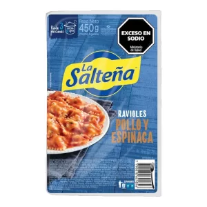 Ravioles Salteña Pollo Y Espinaca X 500 Gr