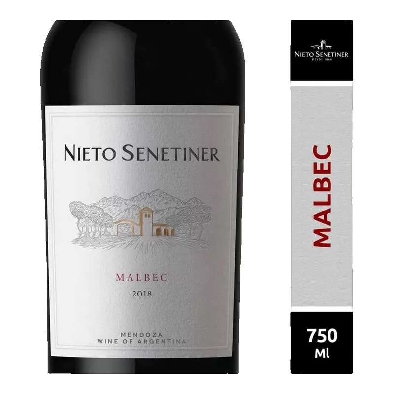 Vino Nieto Senetiner Malbec X 750 Cm3