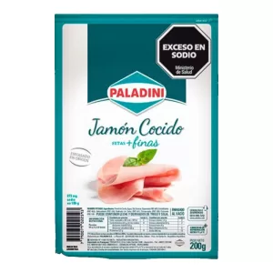 Jamon Cocido Paladini Fetas+finas X 200 Gr