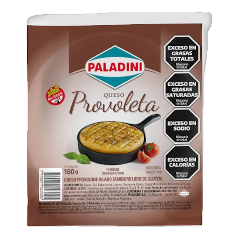 Provoleta Paladini X 160 Gr