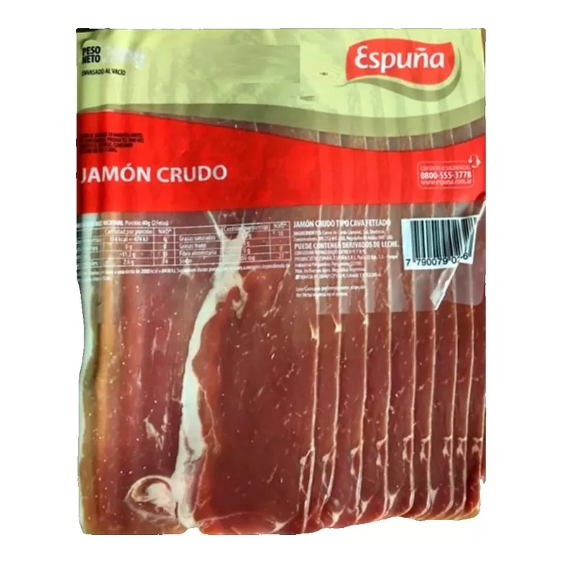 Jamon Crudo Espuña X 200 Gr