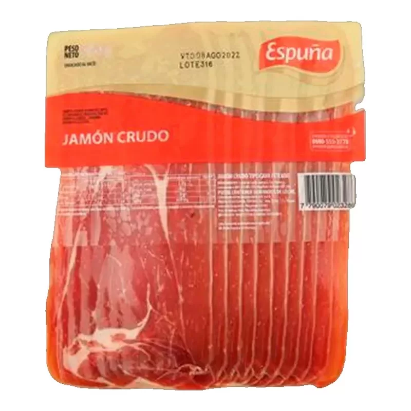 Jamon Crudo Espuña Feteado X 200 Gr