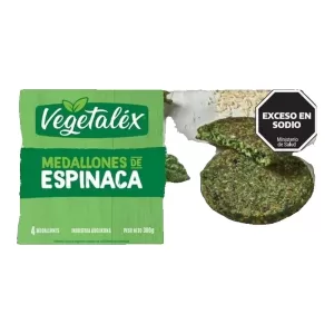 Medallones Vegetalex De Espinaca X 300 Gr