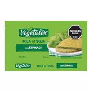 Milanesa Soja Vegetalex Con Espinaca X 340 Gr