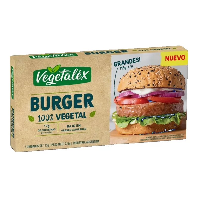 Burger Vegetalex 100% Vegetal X 226 Gr
