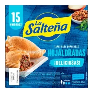 Tapa Empanadas Salteña Hojald.Crocantes X 412 Gr