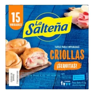 Tapa Empanadas Salteña Criolla+crocantes X 412 Gr