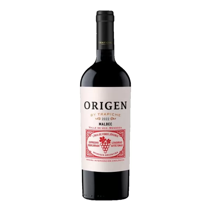 Vino Origen By Trapiche Malbec X 750 Cm3