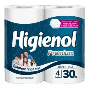 Papel Higienol Premium Balance D/H  4x30 X 4 Unid