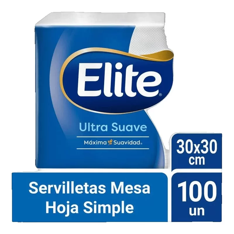 Servilletas Elite Ultra Suave H/Simple X 100 Unid