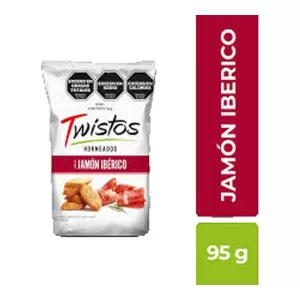 Minitostaditas Twistos Jamon Iberico X 95 Gr