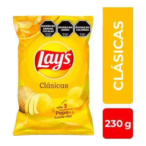 Papas Fritas Lay's Clasicas X 230 Gr