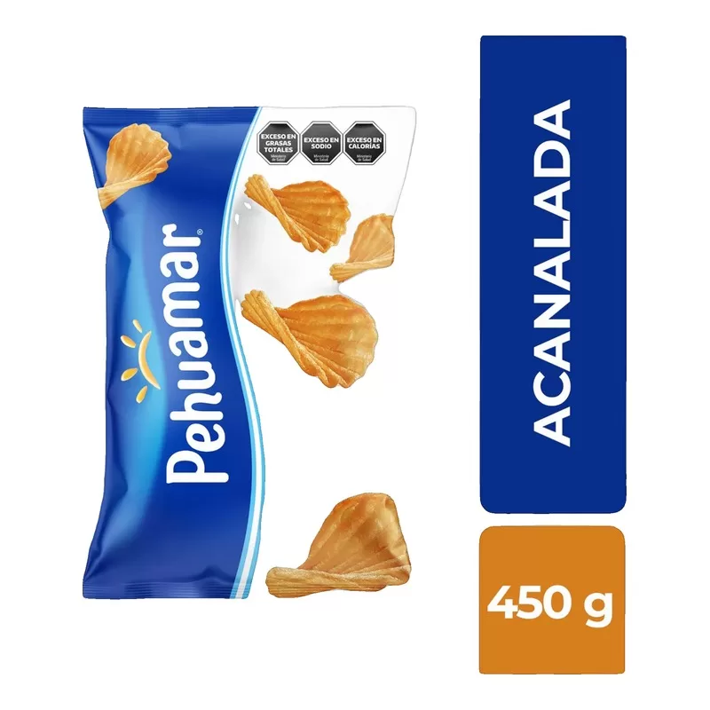 Papas Fritas Pehuamar Acanaladas X 450 Gr