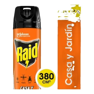 Insecticida Raid Casa Y Jardin X 390 Cm3