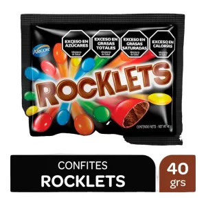 Confites Rocklets Chocolate X 40 Gr