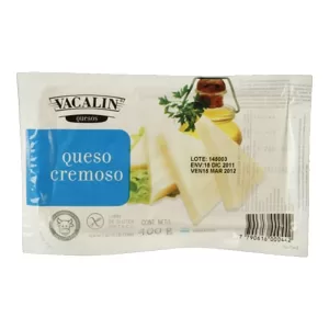 Queso Vacalin Cremoso Porcion X 400 Gr