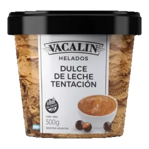 Helado Vacalin Dulce De Leche X 500 Gr