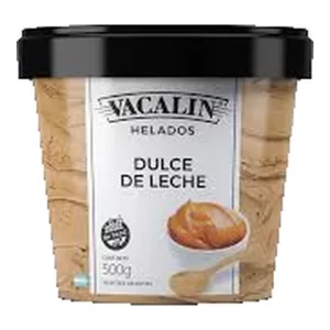 Helado Vacalin Dulce De Leche C/D.Leche X 500 Gr