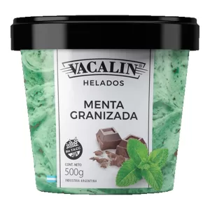 Helado Vacalin Menta Granizada X 500 Gr