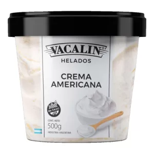 Helado Vacalin Crema Americana X 500 Gr