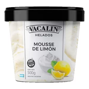 Helado Vacalin Mousse De Limon X 500 Gr