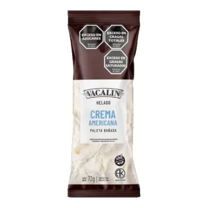 Helado Vacalin Paleta Bañada Crema Ameri X 75 Gr
