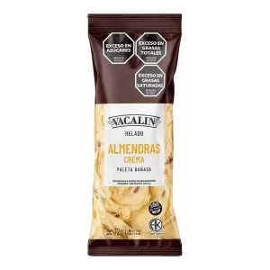 Helado Vacalin Paleta Bañada Almendra X 75 Gr