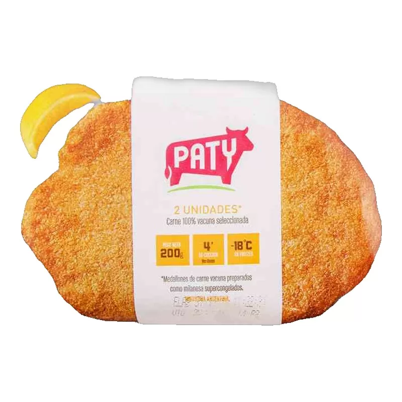 Milanesa Paty Rebozada X 200 Gr