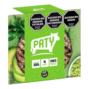 Hamburguesa Paty Light 4x80grs X 320 Gr