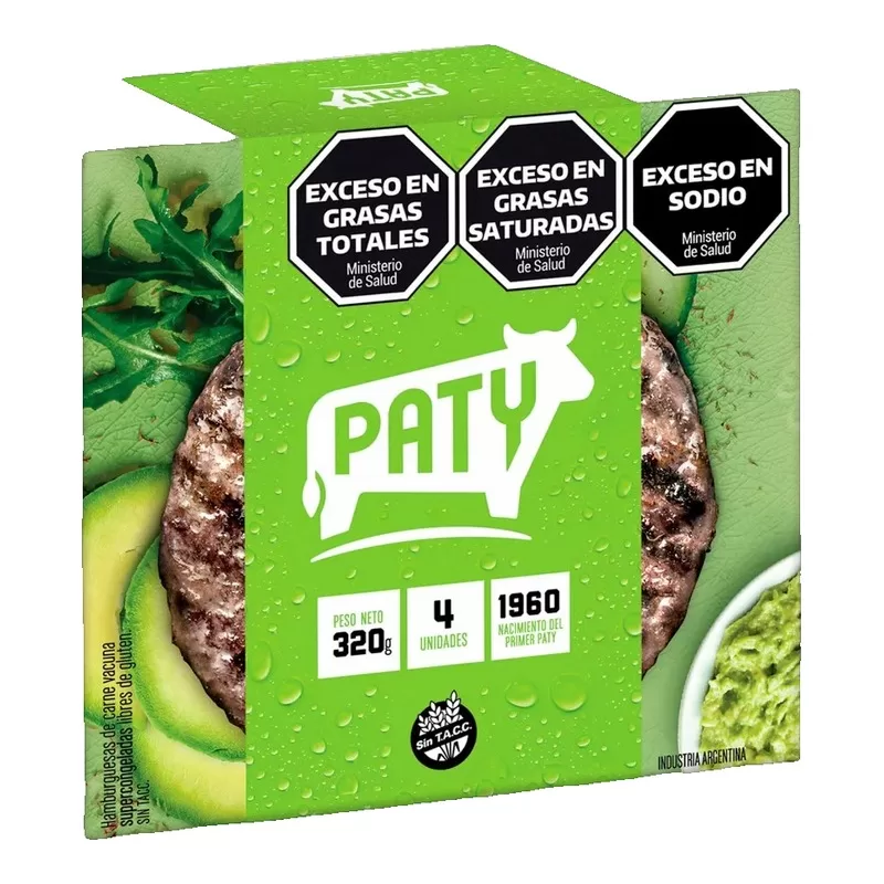 Hamburguesa Paty Light 4x80grs X 320 Gr