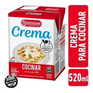 Crema De Leche Serenisima Uat Culinaria X 520 Cm3
