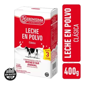 Leche Polvo Serenisima Entera Fortific X 400 Gr