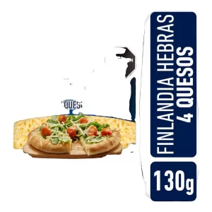 Queso Finlandia Cheff Hebras 4 Quesos X 130 Gr