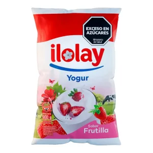 Yogur Ilolay Bebible Entero Frutilla X 900 Gr