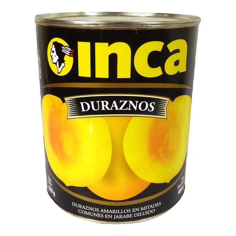 Duraznos Inca Amarillos En Mitades X 820 Gr