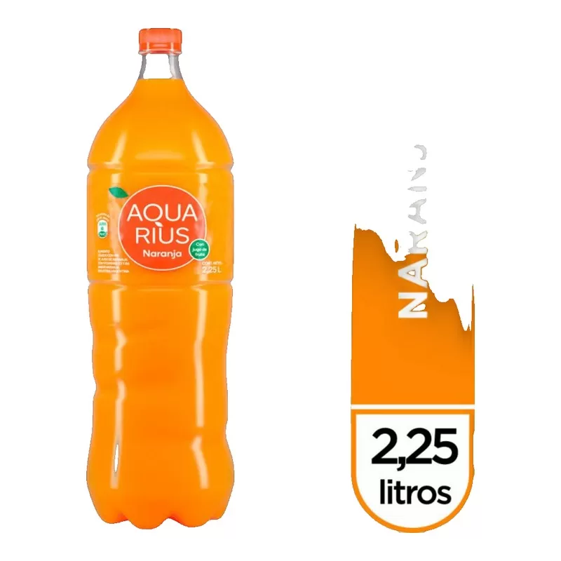 Agua Aquarius Naranja X 2250 Cm3