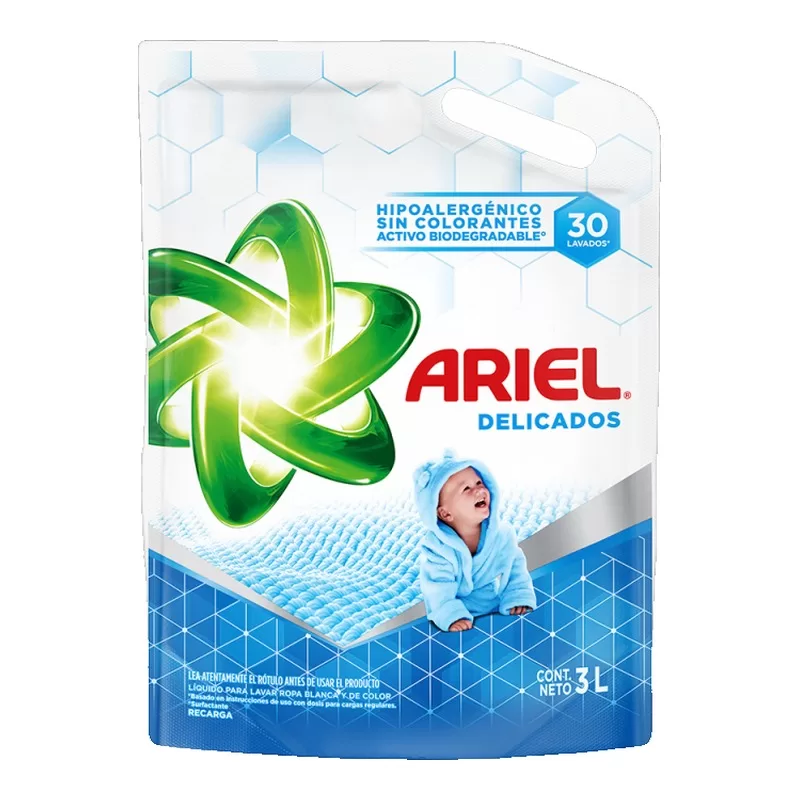Detergente Ropa Ariel Delicados X 3 Lt