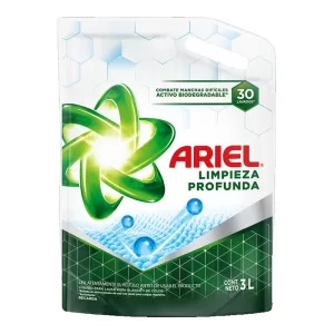 Detergente Ropa Ariel Limpieza Profunda X 3 Lt