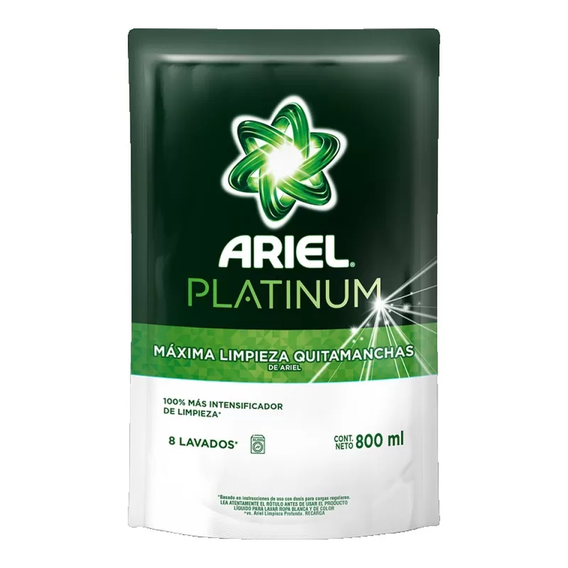 Detergente Ropa Ariel Platinum X 800 Cm3