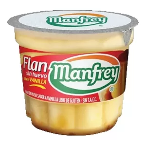 Flan Manfrey Sin Huevo Vainilla X 120 Gr