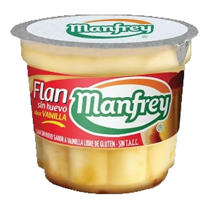 Flan Manfrey Sin Huevo Vainilla X 120 Gr
