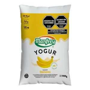 Yogur Manfrey Bebible Banana X 900 Gr