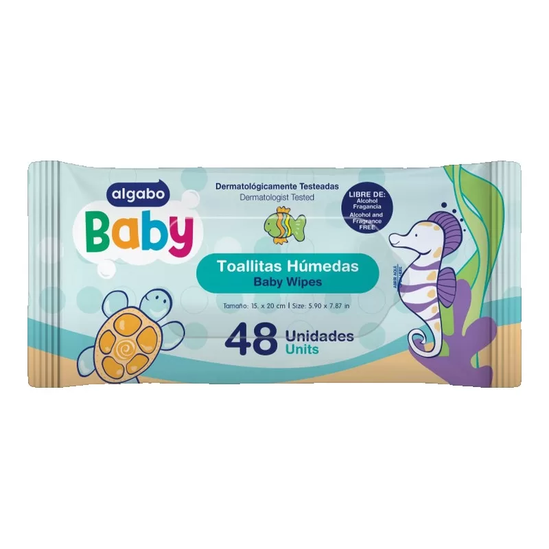 Toallitas Humedas Algabo Baby X 48 Unid