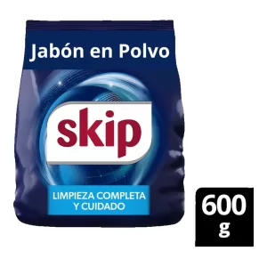 Jabon En Polvo Skip Bio Enzimas X 600 Gr