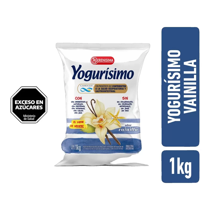 Yogur Yogurisimo Bebible Vainilla Probio X 1100 Gr