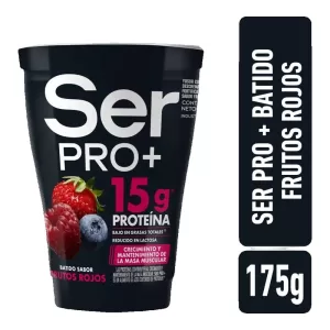 Yogur Ser Pro+ Batido Frutos Rojos X 175 Gr